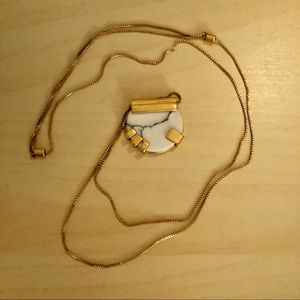 Madewell marble necklace